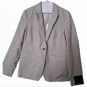 Banana Republic Factory Khaki One Button Blazer Jacket